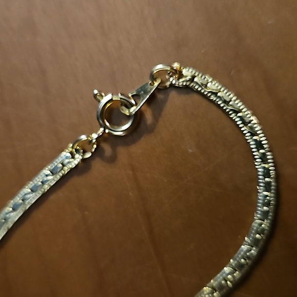 Goldstone Herringbone Necklace - Picture 2 of 4